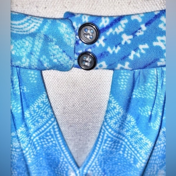 Rafaella Ladies Maxi Dress in Shades of Blue in various Patterns Slvless SZ SP - Picture 5 of 9